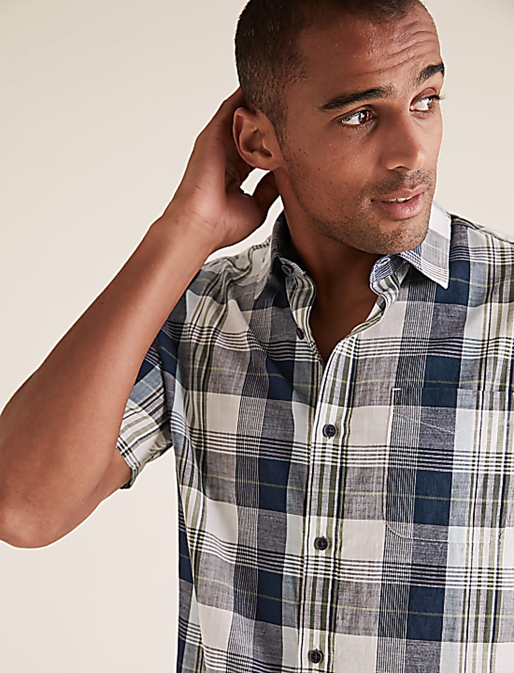 Pure Cotton Checked Shirt