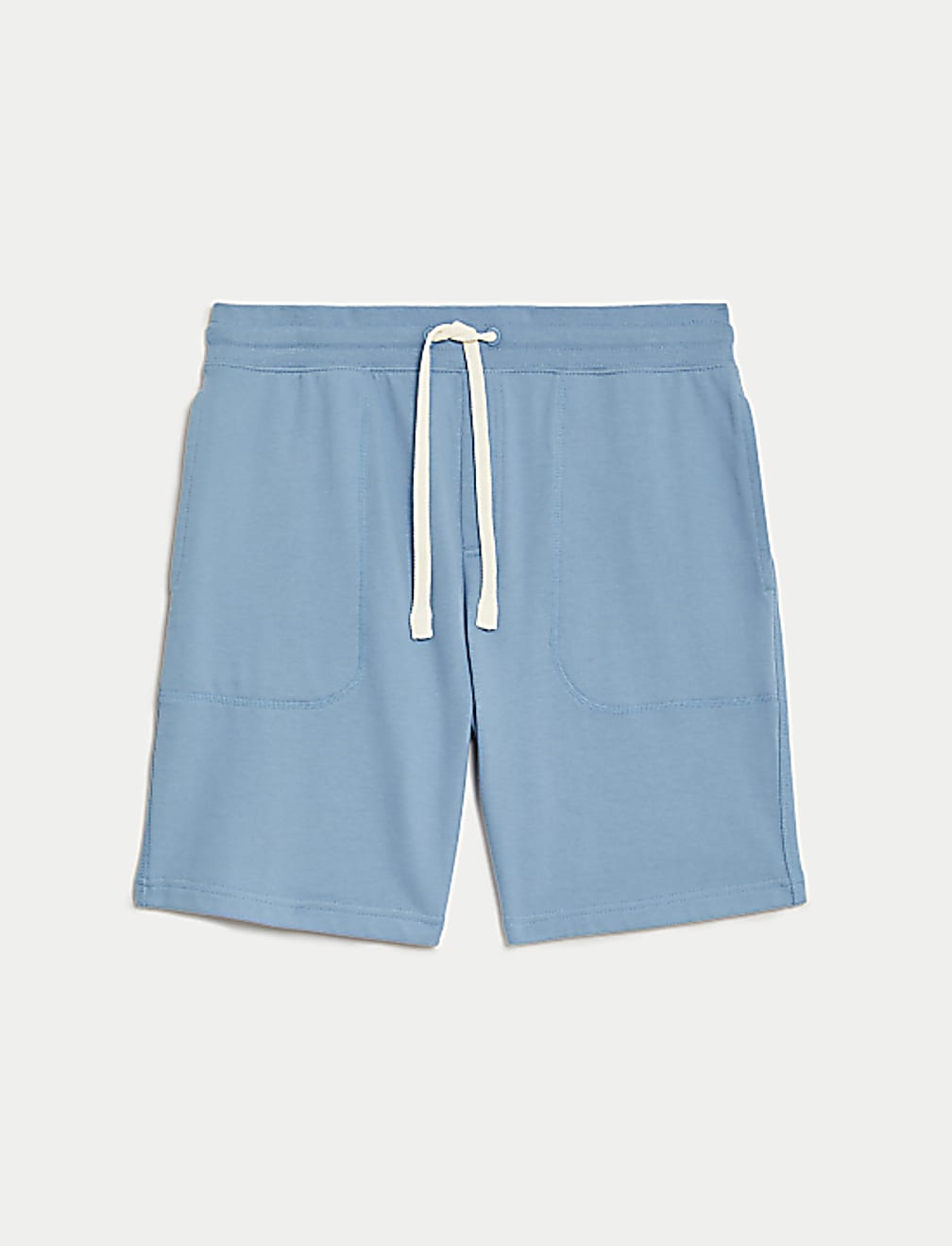 Pure Cotton Drawstring Jersey Shorts