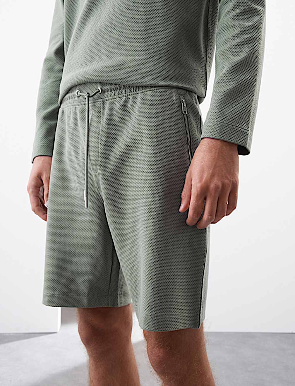 Cotton Rich Waffle Shorts