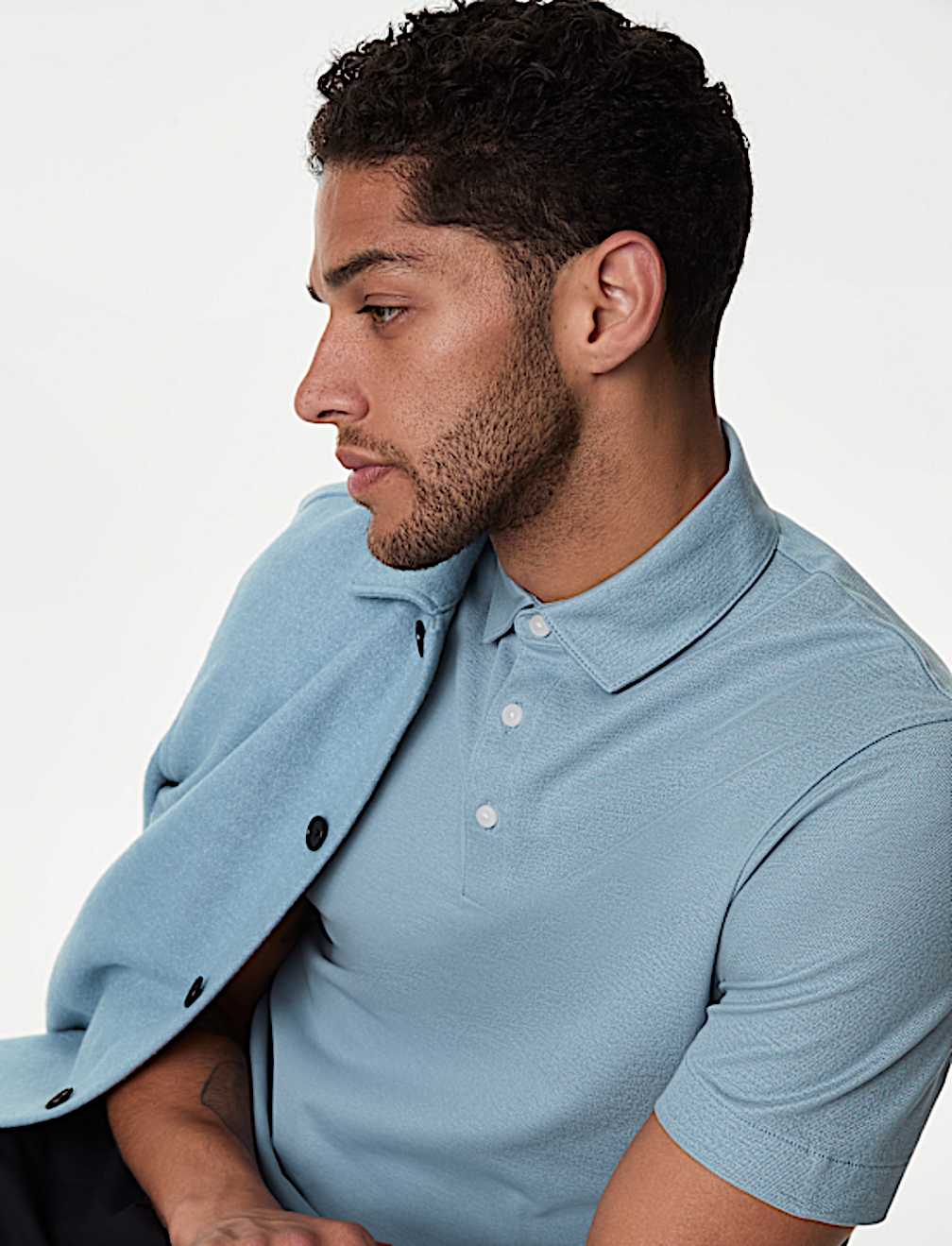 Pure Cotton Micro Pique Polo shirt