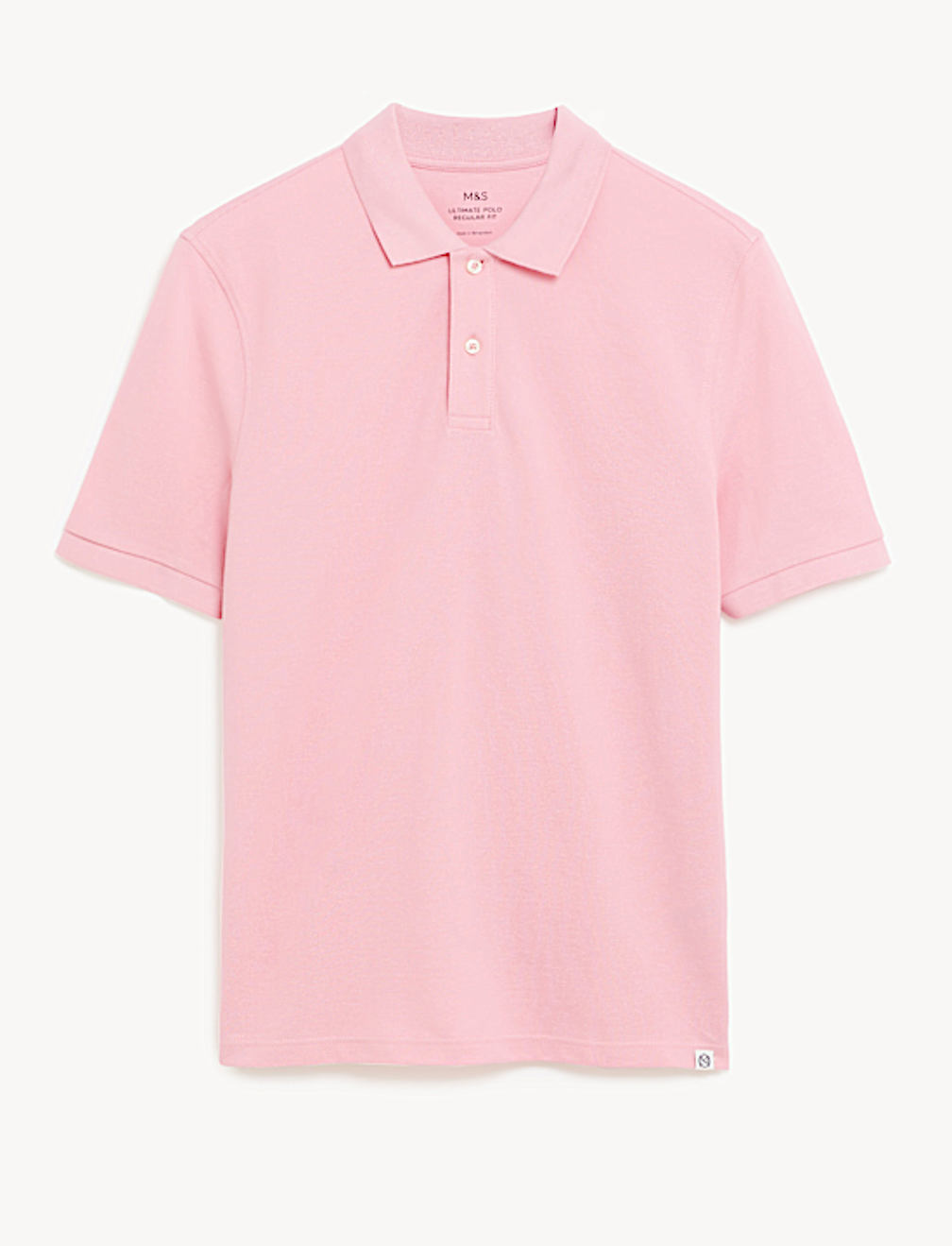 Pure Cotton Pique Regular Fit Polo Shirt
