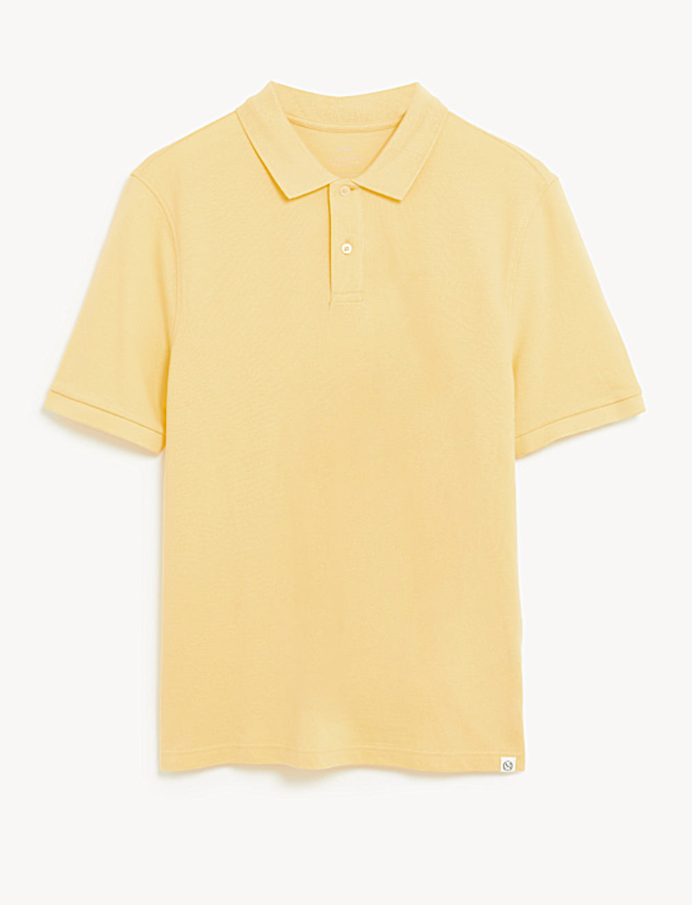 Pure Cotton Pique Regular Fit Polo Shirt