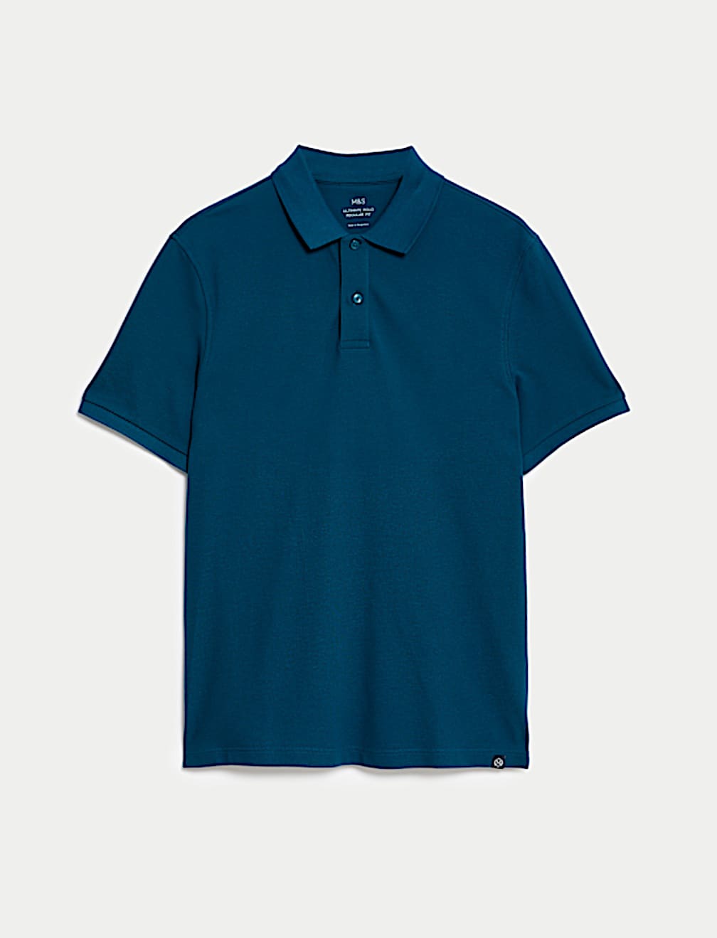 Pure Cotton Pique Regular Fit Polo Shirt