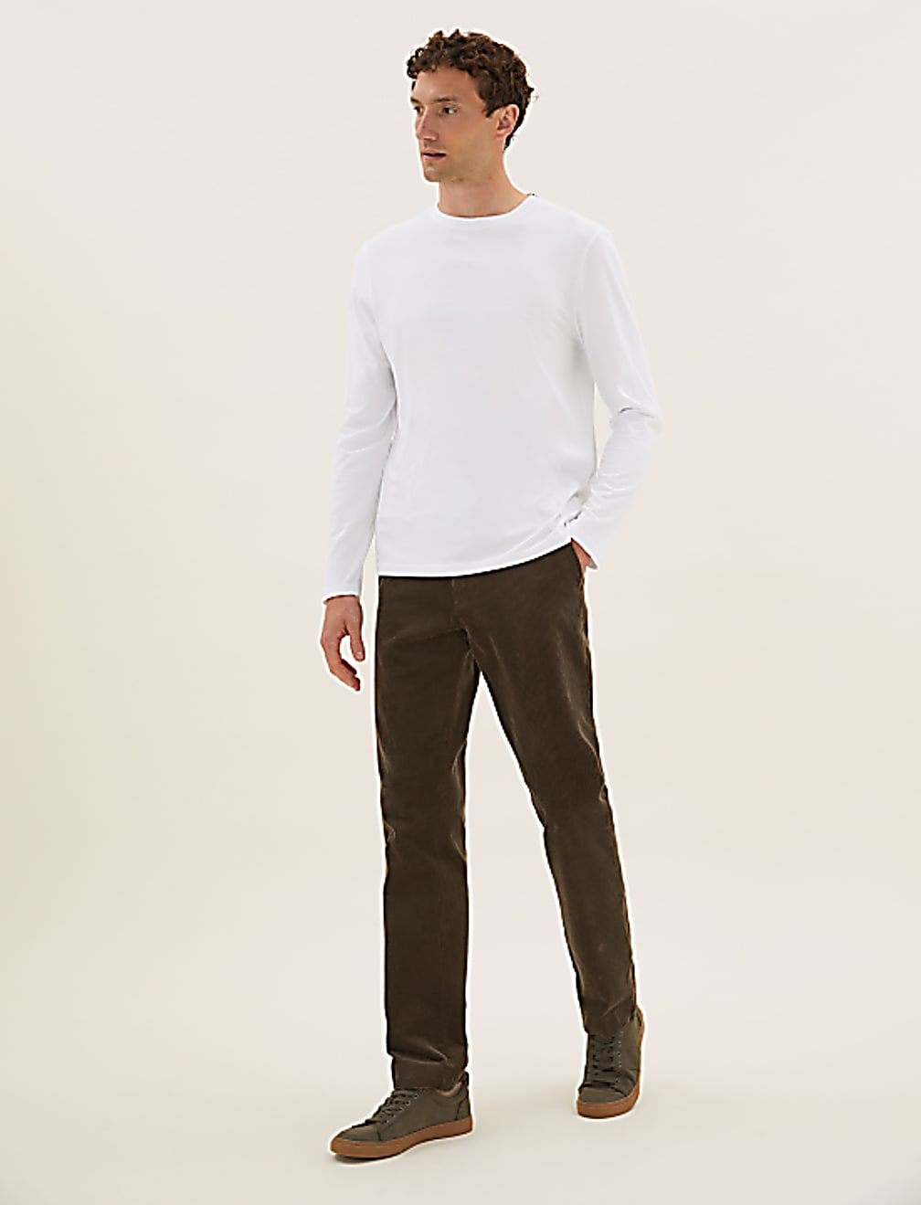 Pure Cotton Long Sleeve T-Shirt