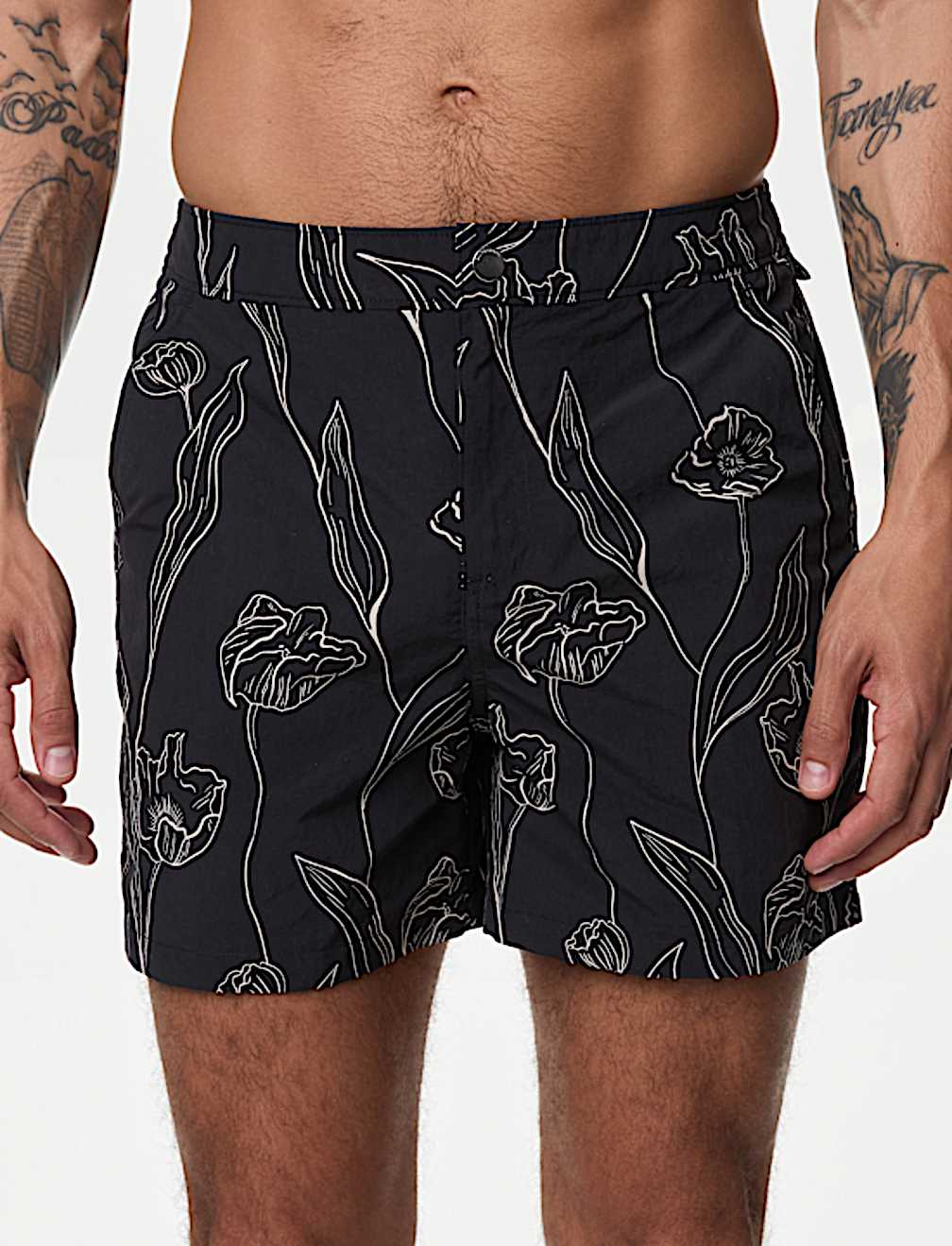 Quick Dry Floral Swim Shorts