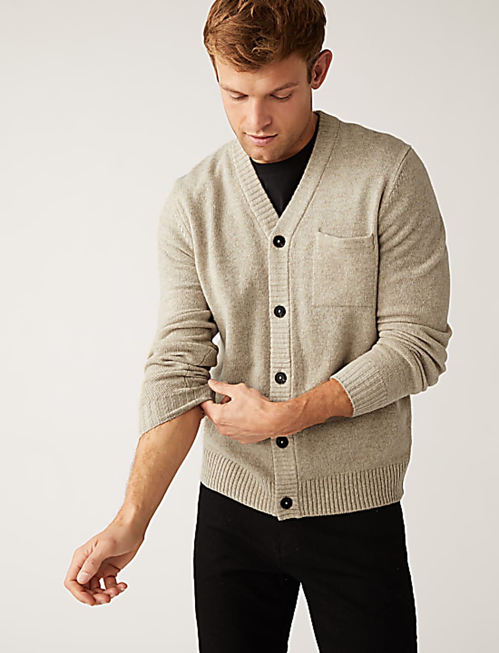 Pure lambswool cardigans sales