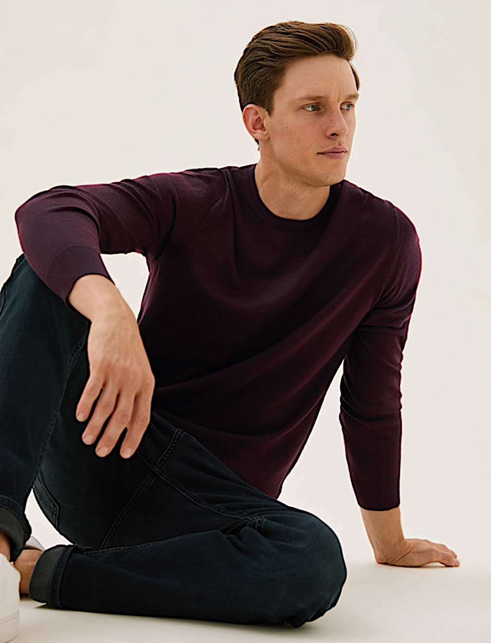 Pure Extra Fine Merino Crew Neck Jumper