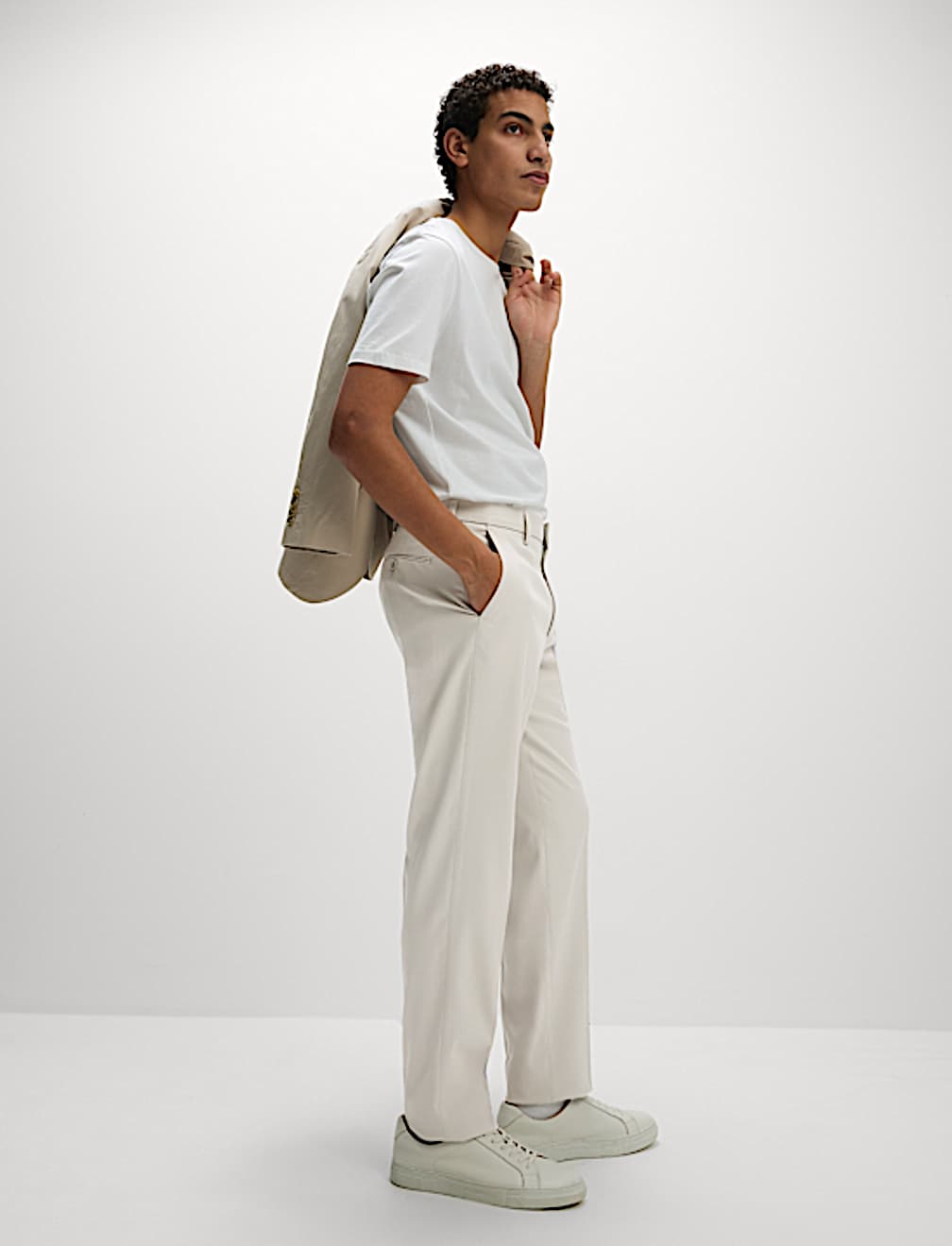 Regular Fit Smart Stretch Trousers