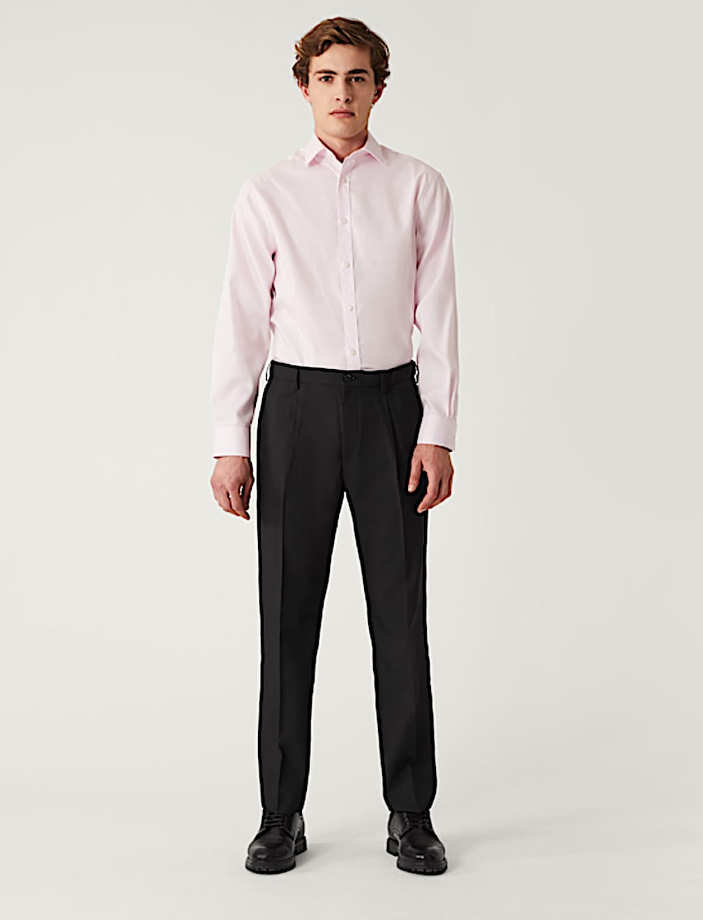 Crease Resistant Flexi Waist Trousers
