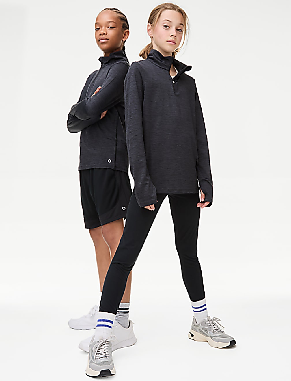 Unisex Half Zip Sports Top