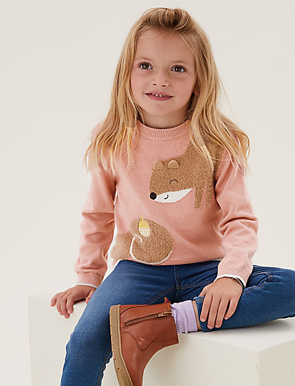 Pure Cotton Squirrel Jumper (2-7 Yrs)