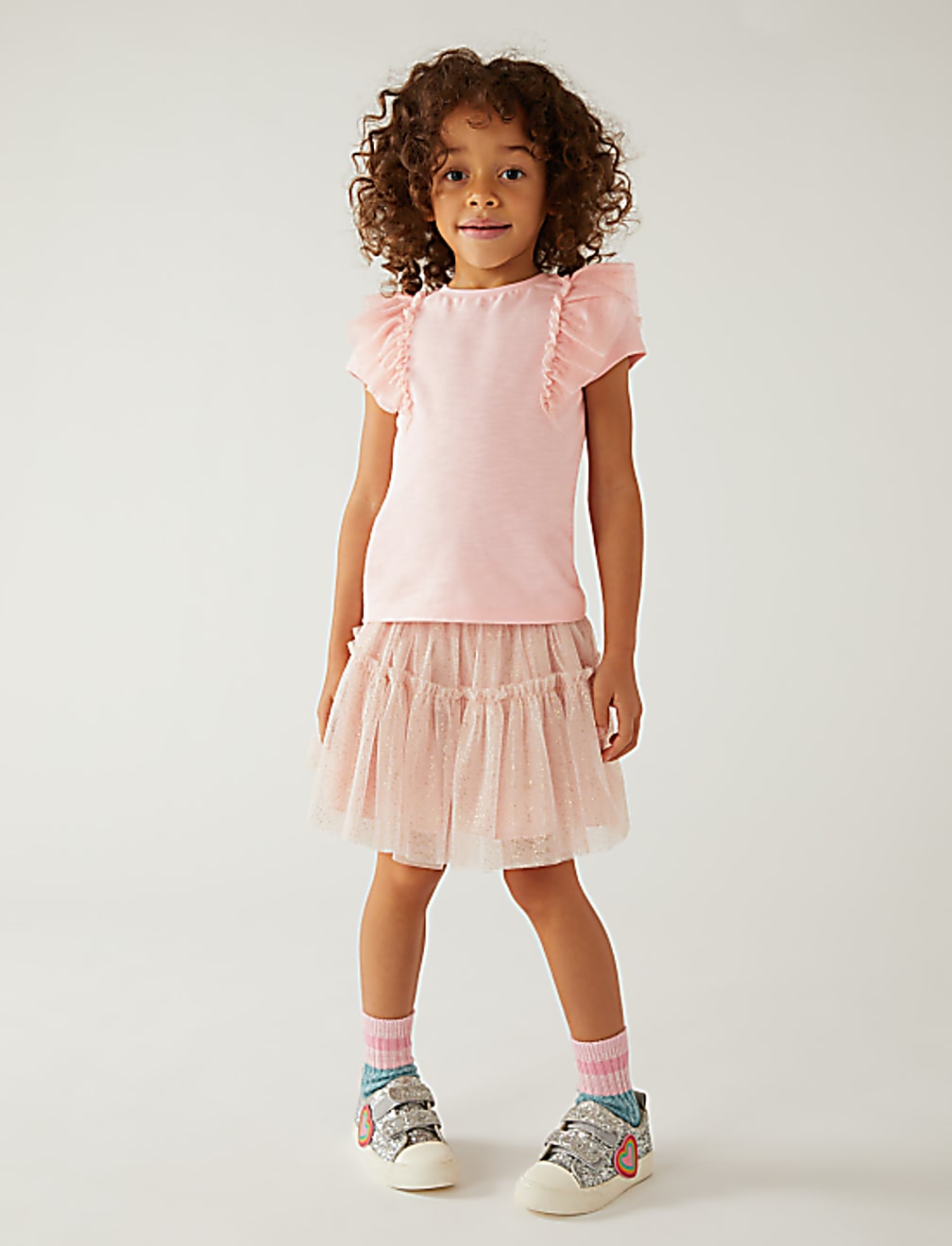 Pure Cotton Glitter T-Shirt