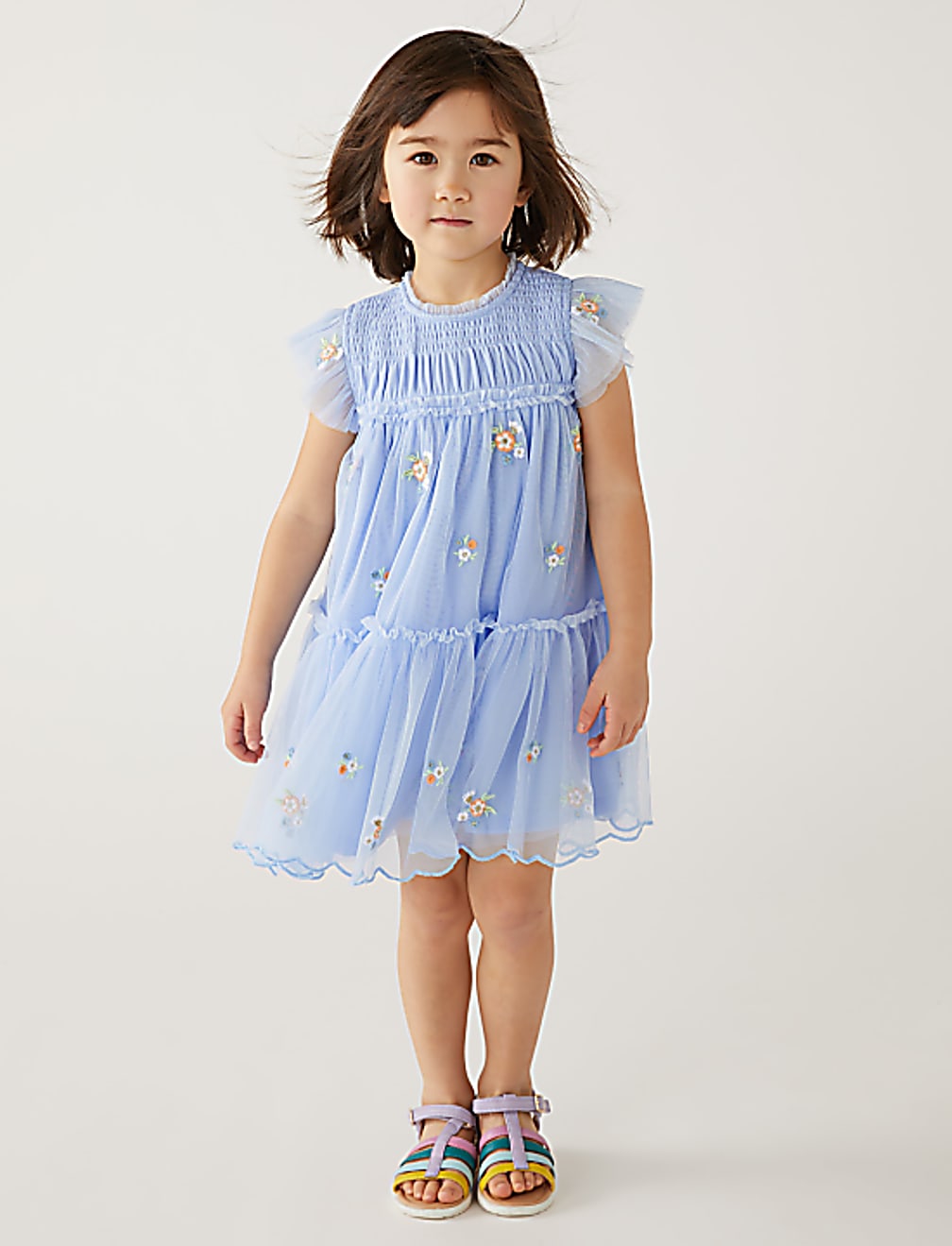 Floral Embroidered Dress