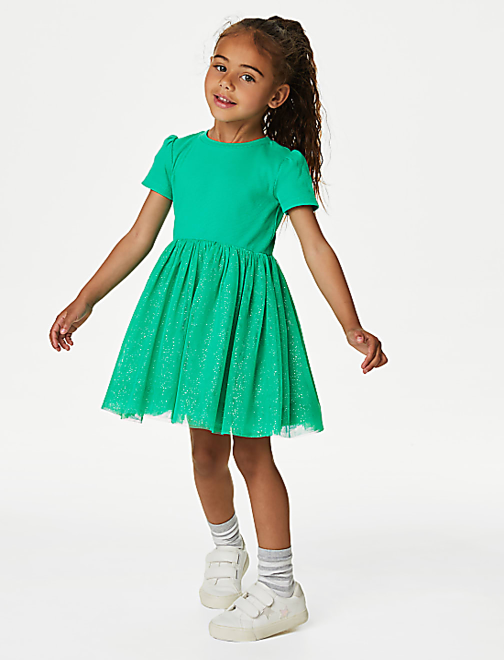 Tulle Spotted Dress
