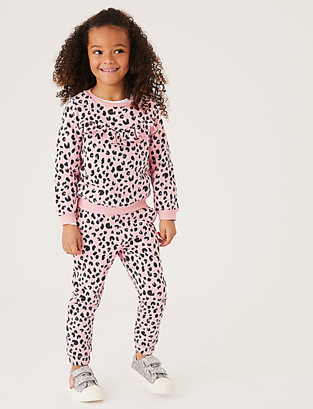 Cotton Rich Sweatshirt and Jogger Outfit (2-7 Yrs)