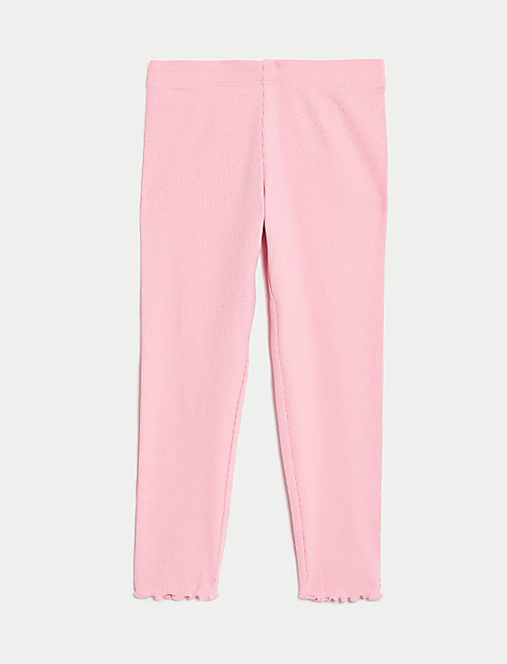 Cotton Rich Ribbed Leggings