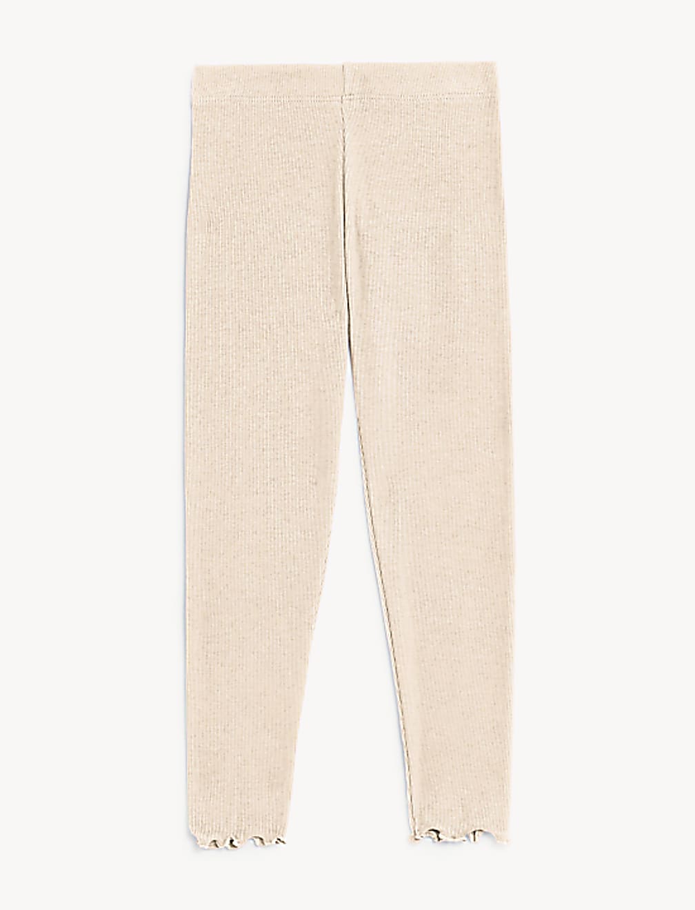 Cotton Rich Ribbed Leggings