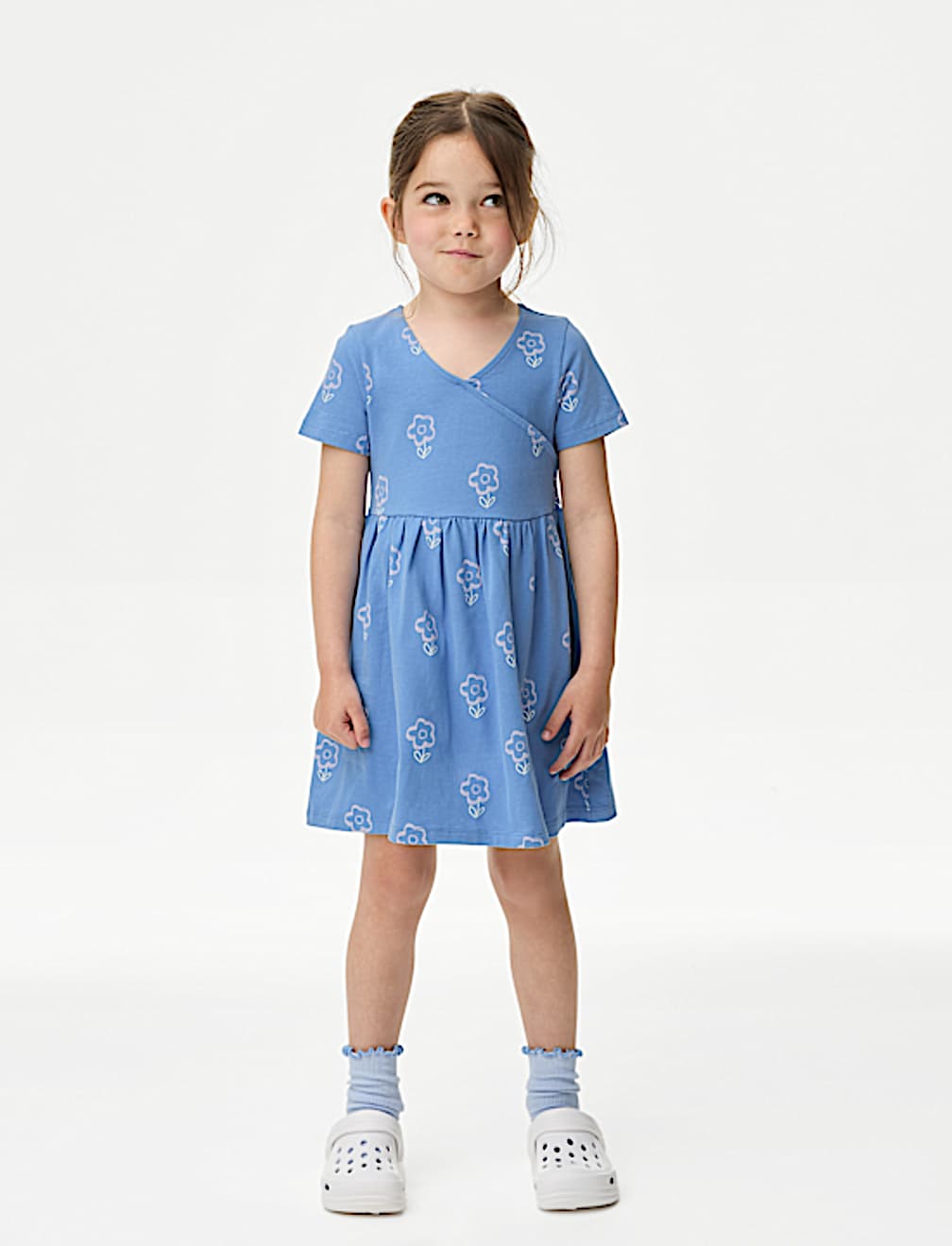 Pure Cotton Printed Dress (2-8 Yrs)