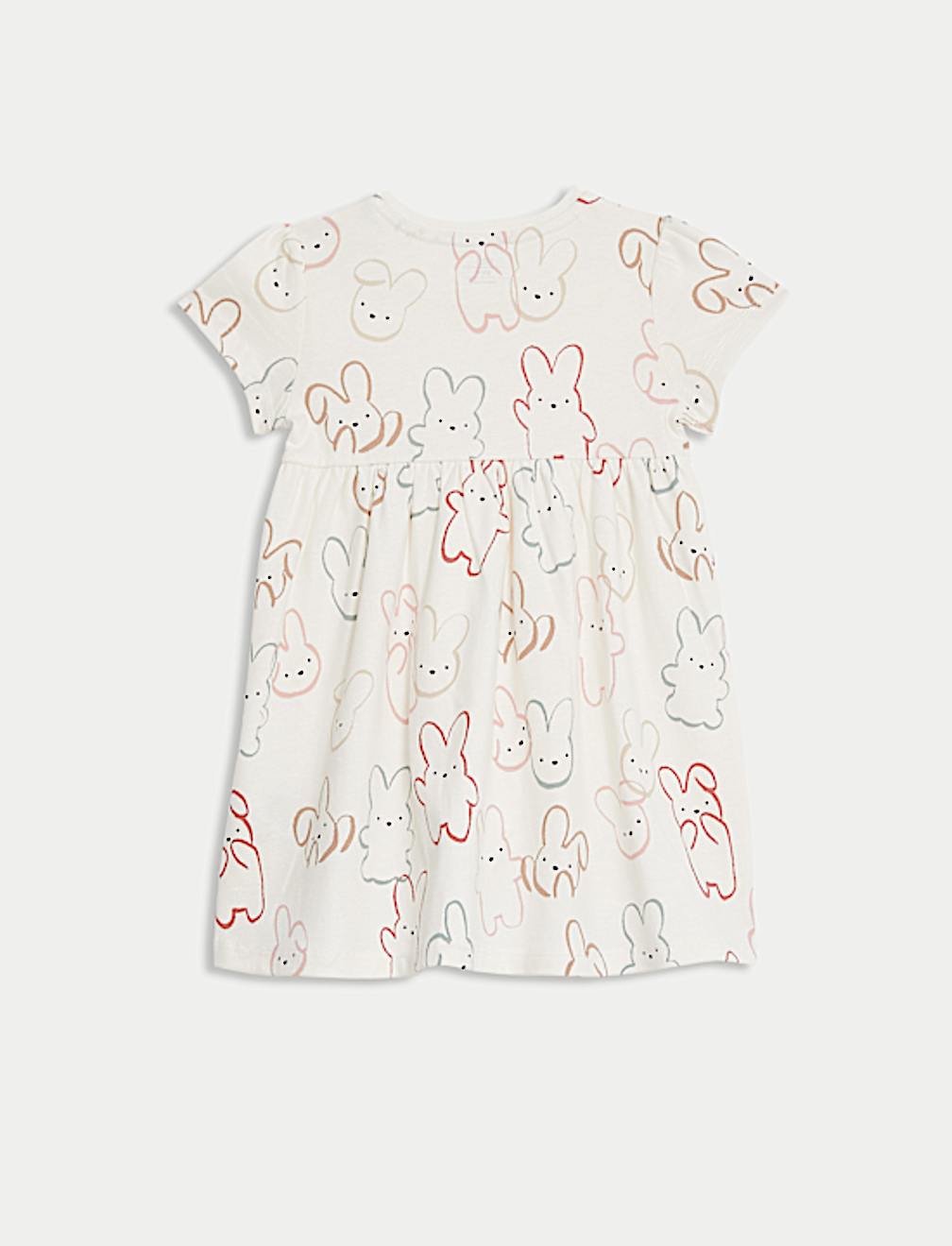 Pure Cotton Bunny Dress (0-3 Yrs)
