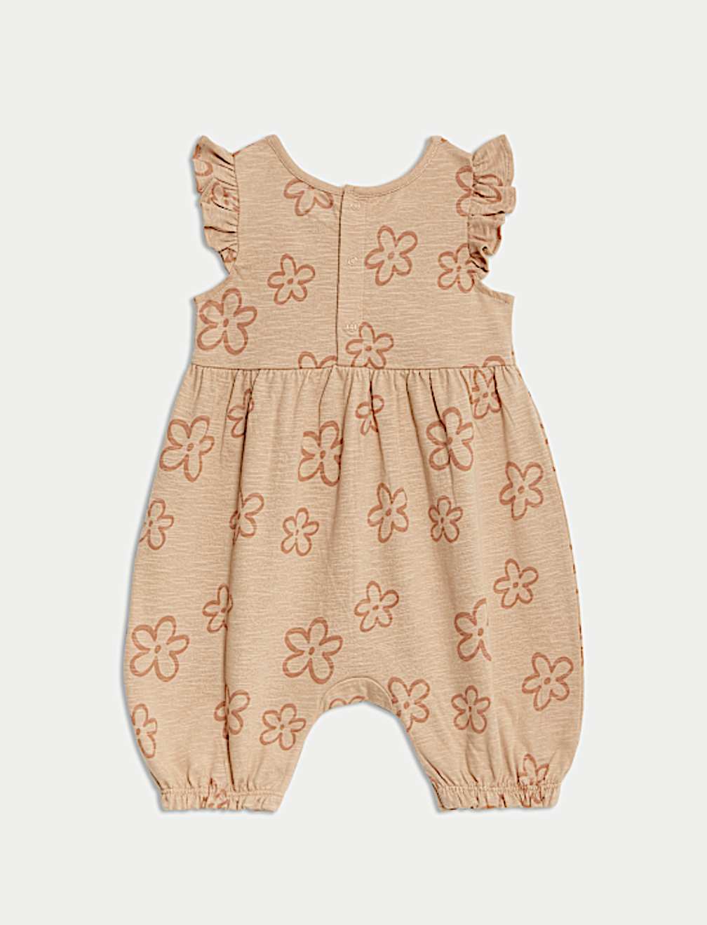 Pure Cotton Floral Romper (0-3 Yrs)