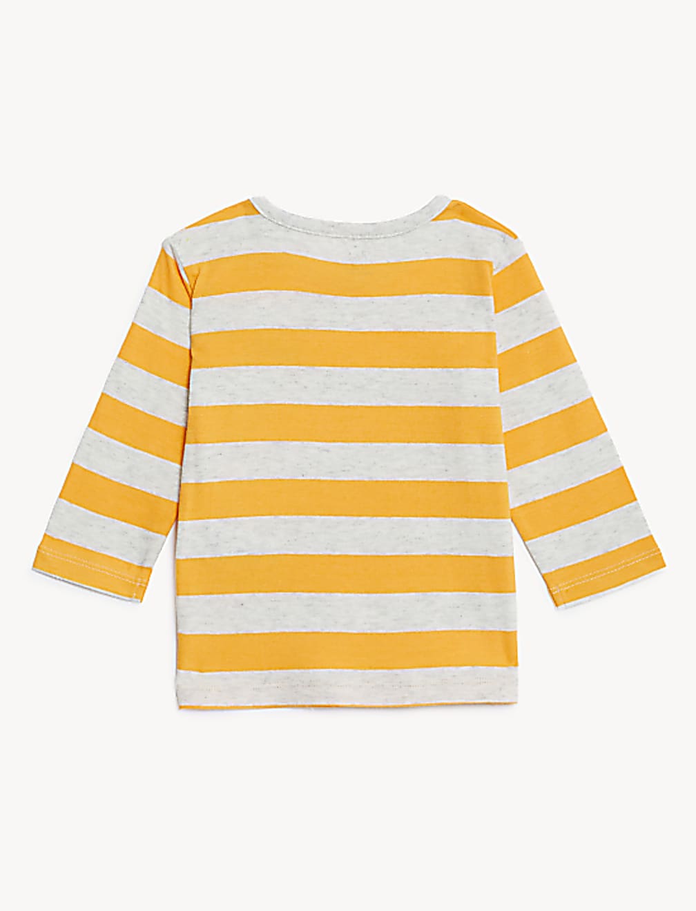 Pure Cotton Striped Dinosaur Top