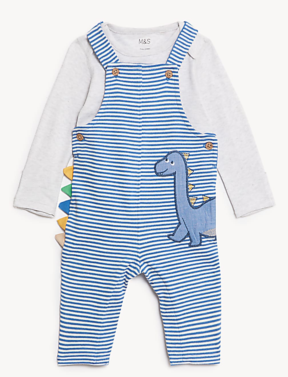 2pc Pure Cotton Dinosaur Outfit
