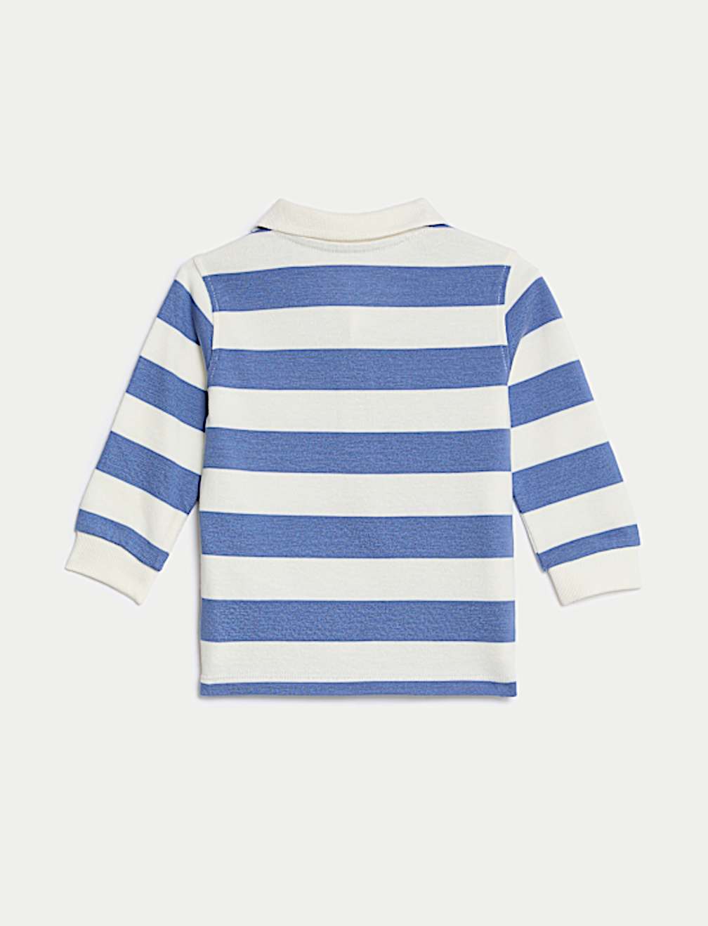 Pure Cotton Striped Rugby Shirt (0-3 Yrs)