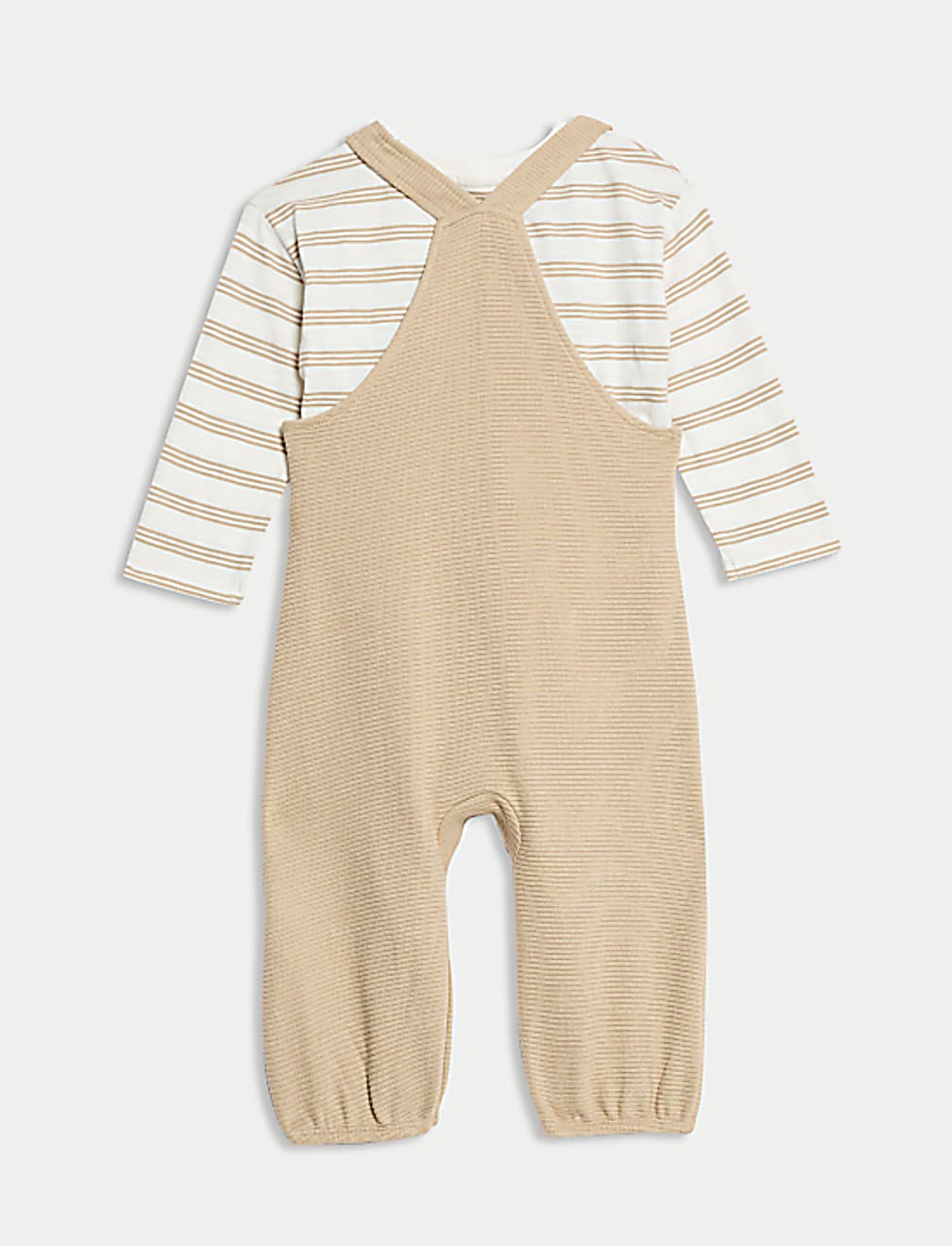 2pc Pure Cotton Dungaree Outfit (0 Mnths - 3 Yrs)