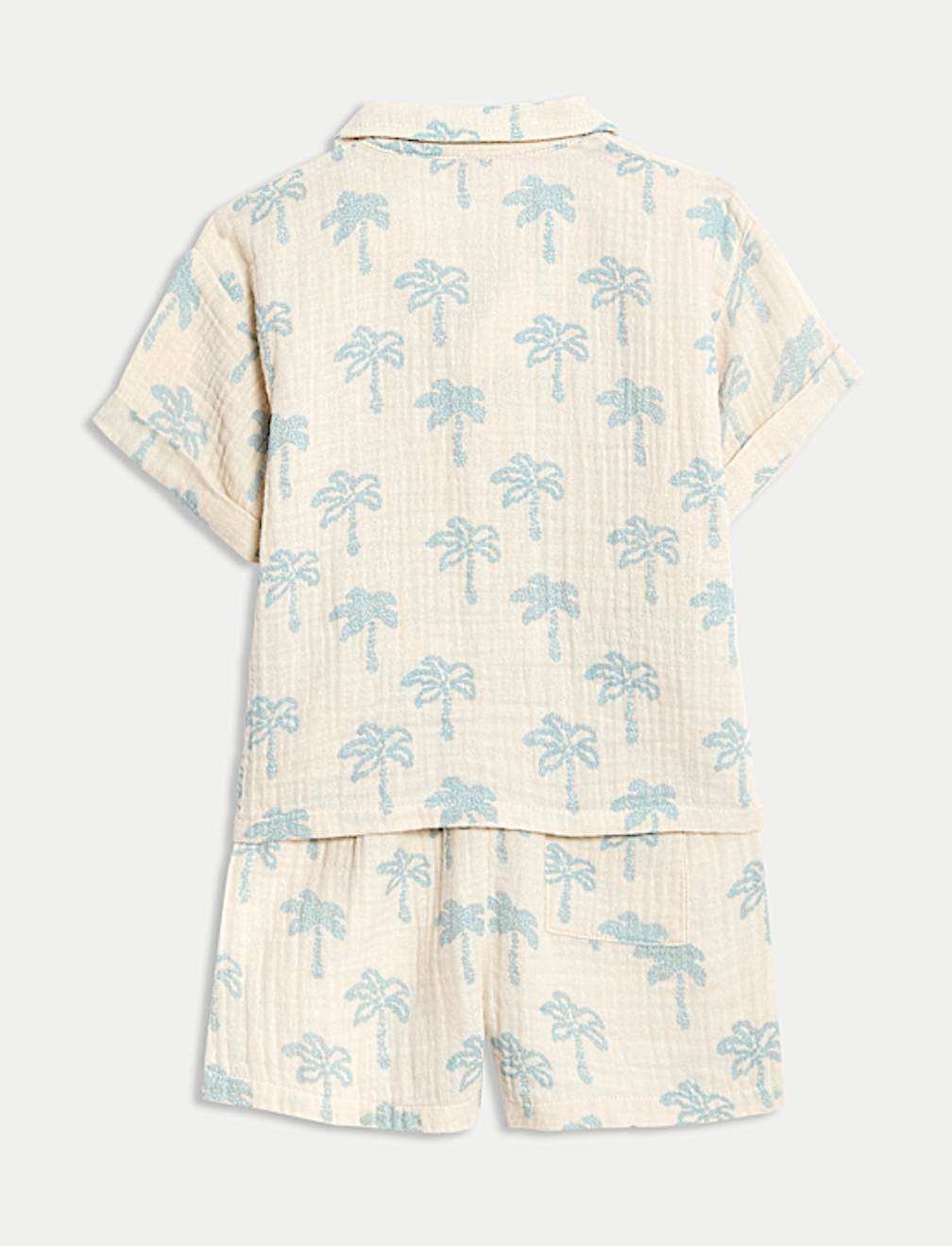 2pc Pure Cotton Palm Tree Top & Bottom Outfit (0 Mths - 6 Yrs)