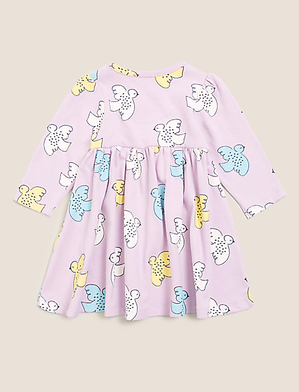 Pure Cotton Bird Print Dress