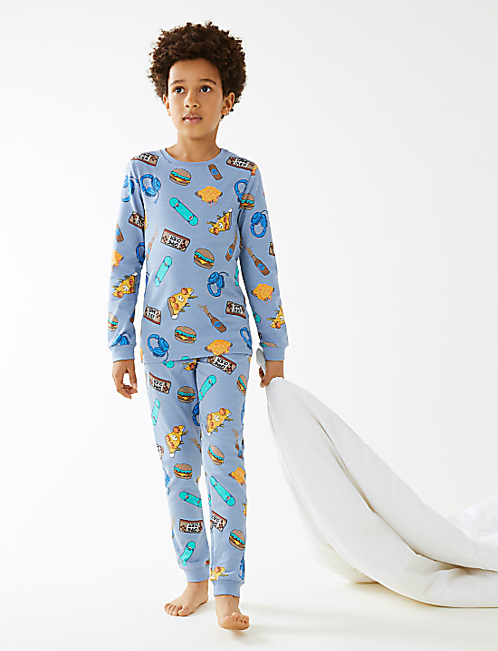 Cotton Rich Chilling Print Pyjamas