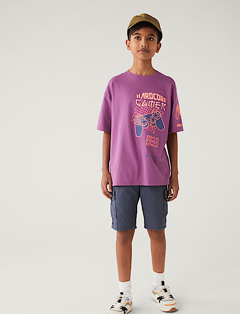 Pure Cotton Gaming Graphic T-Shirt