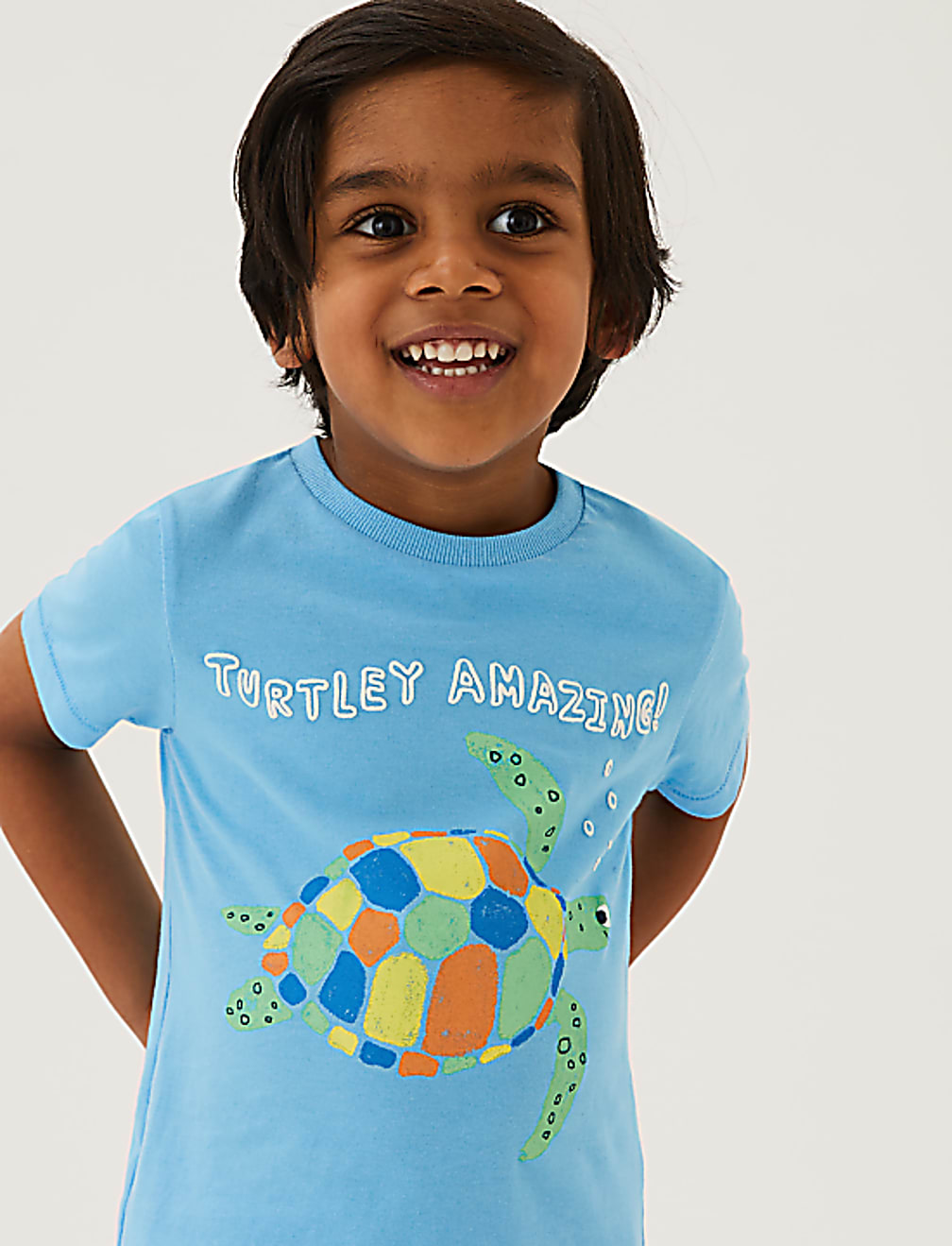 Pure Cotton Turtle T-Shirt (2-7 Yrs)