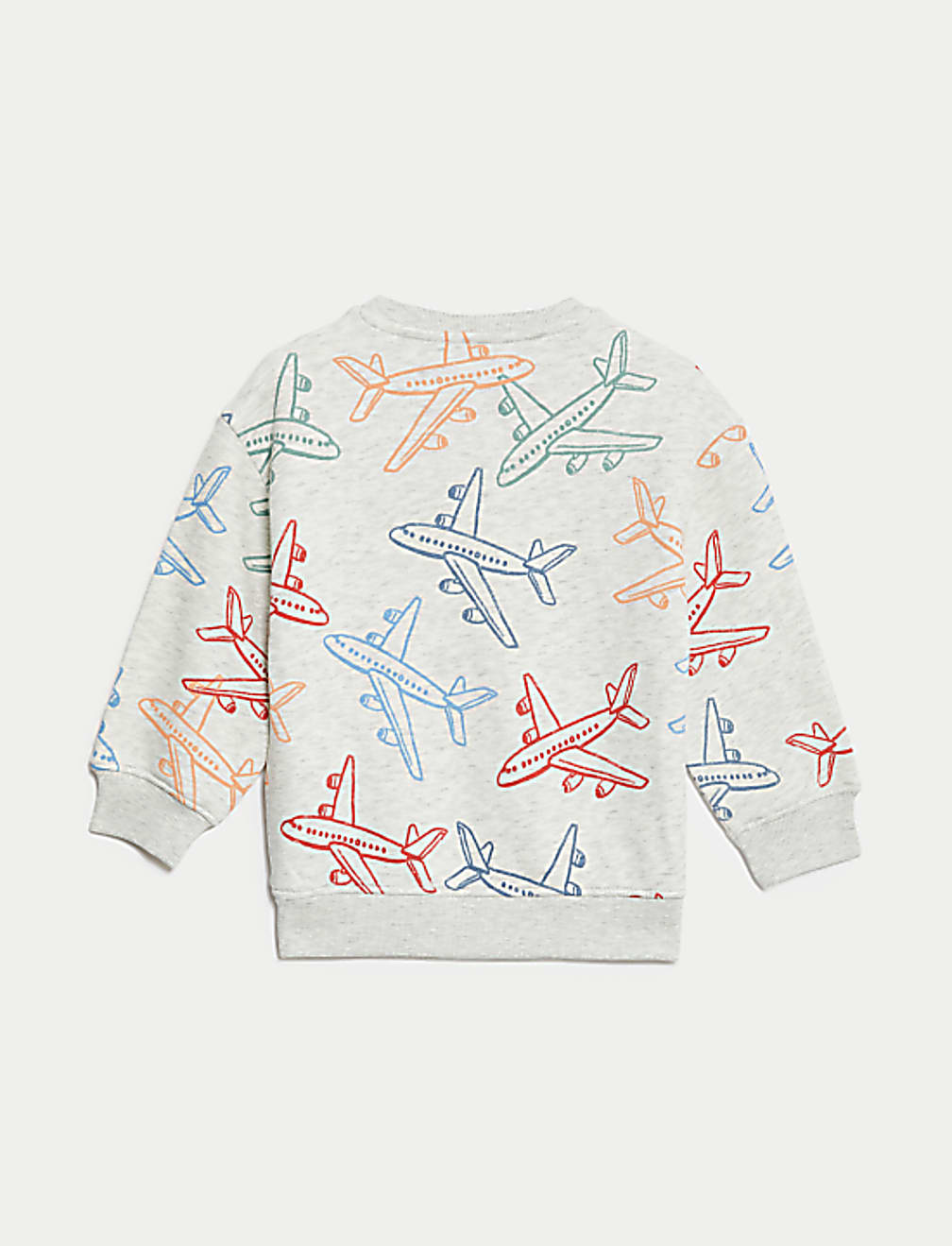 Cotton Rich Plane Sweatshirt (2-8 Yrs)