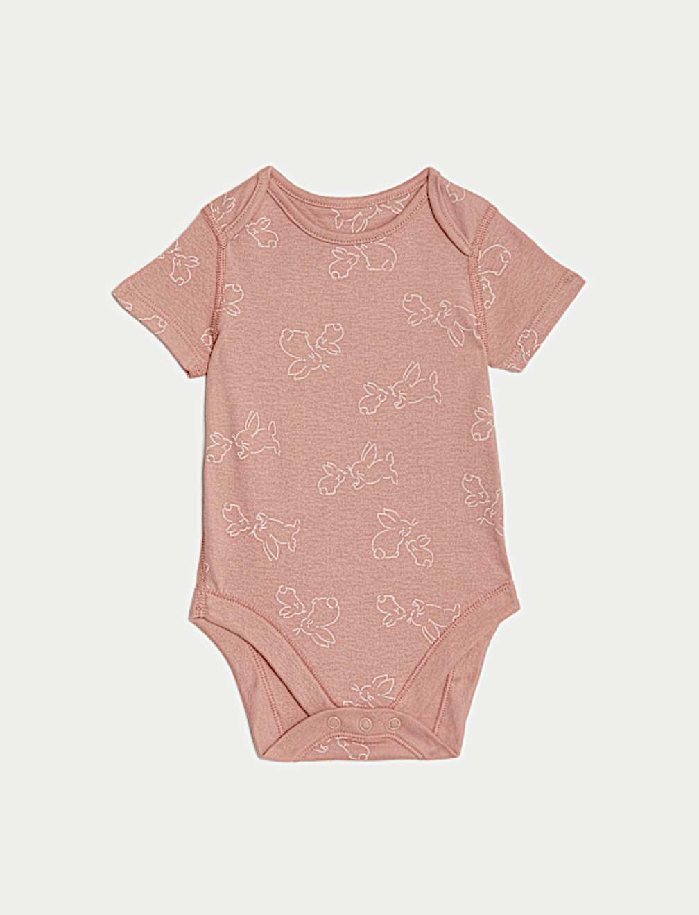 7pk Pure Cotton Bodysuits (5lbs-3 Yrs)