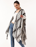 Pure Cotton printed Shawl Neck Ponchos