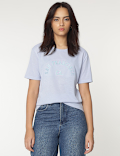 Embroidered Round Neck Tshirt