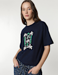 Pure Cotton Tropical Printed T-Shirt