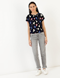 Straight Denim With Stretch