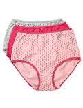 Pack of 3 Cotton Mix Printed Full Briefs