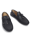Pure Leather Plain Loafers