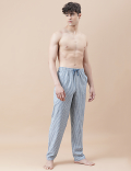Cotton Mix Striped Relaxed Fit Pyjama