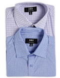 2PK Easy To Iron  Design Shirt