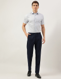 Cotton Rich Striped Short Sleeves Shirt