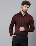 Premium Paisley Print Slim Fit Shirt