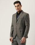 Regular Fit Plaid Check Blazer