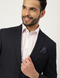 Check Collared Blazer