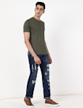 Ripped Jeans Straight Fit