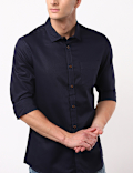 Pure Cotton Textured Shirt