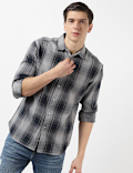 Textured Checks Shirt